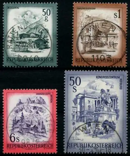 ÖSTERREICH DS SCHÖNES ÖSTERR. Nr 1475-1478 ZENT 809956