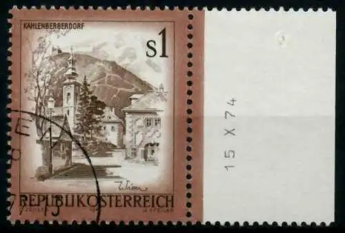 ÖSTERREICH DS SCHÖNES ÖSTERR. Nr 1476DrD gestempelt SRA 8099B6