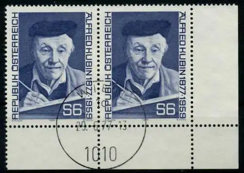 ÖSTERREICH 1977 Nr 1543 zentrisch gestempelt WAAGR PAAR ECKE 809CD2