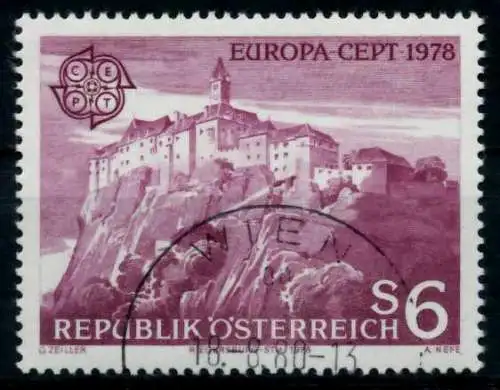 ÖSTERREICH 1978 Nr 1573 gestempelt 80D63E