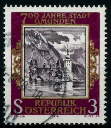 ÖSTERREICH 1978 Nr 1576 gestempelt 80D682