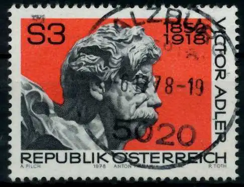 ÖSTERREICH 1978 Nr 1589 zentrisch gestempelt 80D736