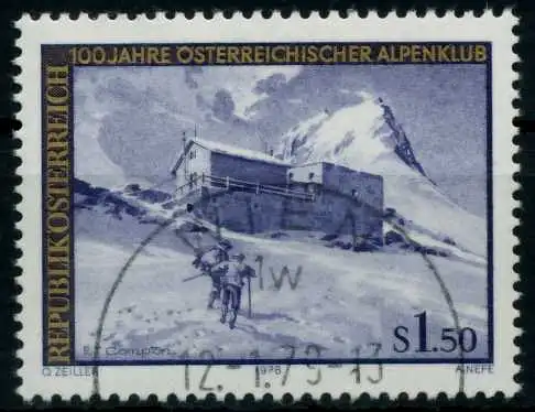 ÖSTERREICH 1978 Nr 1593 zentrisch gestempelt 80D76A