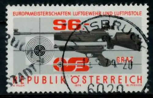 ÖSTERREICH 1979 Nr 1599 zentrisch gestempelt 80D7D2