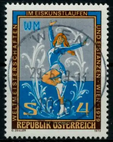 ÖSTERREICH 1979 Nr 1600 zentrisch gestempelt 80D7AA