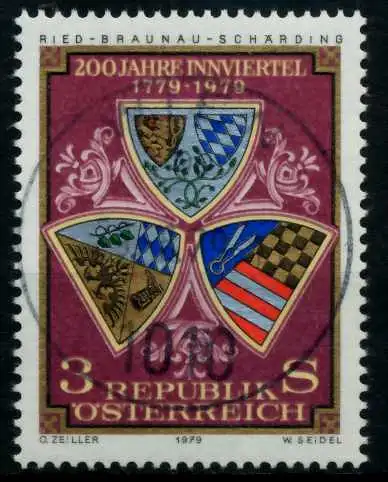 ÖSTERREICH 1979 Nr 1610 zentrisch gestempelt 80D842