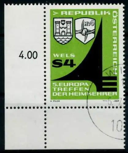 ÖSTERREICH 1979 Nr 1615 gestempelt ECKE-ULI 80D8D6