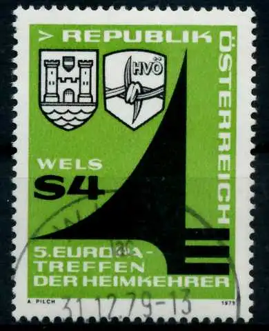 ÖSTERREICH 1979 Nr 1615 zentrisch gestempelt 80D8CA