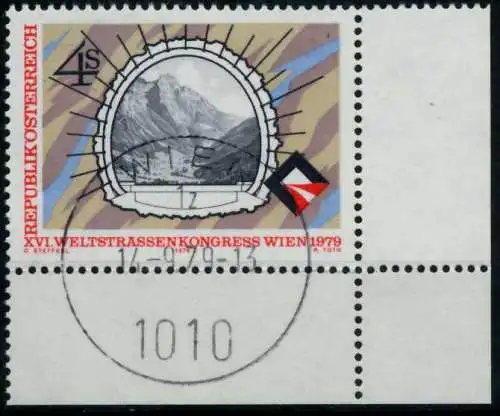 ÖSTERREICH 1979 Nr 1619 zentrisch gestempelt ECKE-URE 80D91E