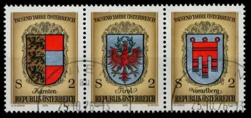 ÖSTERREICH 1976 Nr 1522 30 WZdh gestempelt 3ER STR 80DA5E