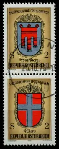 ÖSTERREICH 1976 Nr 1522 30 SZdf gestempelt SENKR PAAR 80DA66