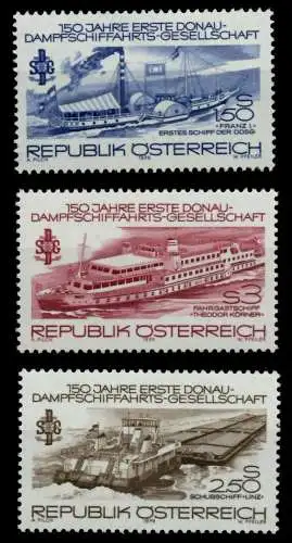 ÖSTERREICH 1979 Nr 1601-1603 postfrisch S002882