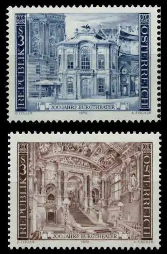 ÖSTERREICH 1976 Nr 1507-1508 postfrisch S0032AA