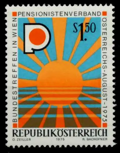 ÖSTERREICH 1975 Nr 1490 postfrisch S0030FA
