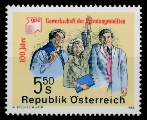 ÖSTERREICH 1992 Nr 2049 postfrisch S0050FA