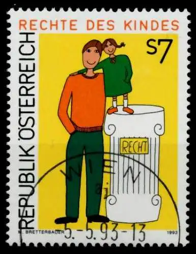 ÖSTERREICH 1993 Nr 2093 zentrisch gestempelt 814EEA