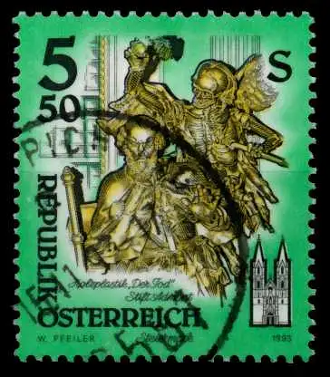 ÖSTERREICH DS KUNSTWERKE Nr 2094 zentrisch gestempelt 814EFE