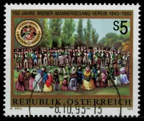 ÖSTERREICH 1993 Nr 2107 zentrisch gestempelt 814F6A