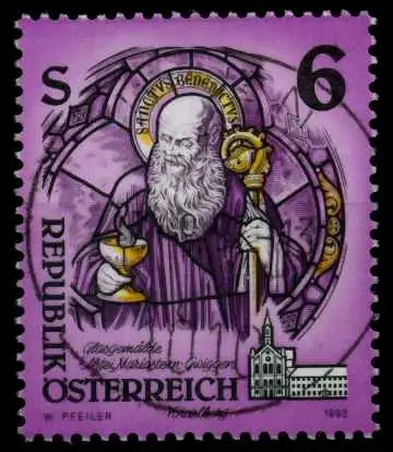 ÖSTERREICH DS KUNSTWERKE Nr 2108 zentrisch gestempelt 814FA2