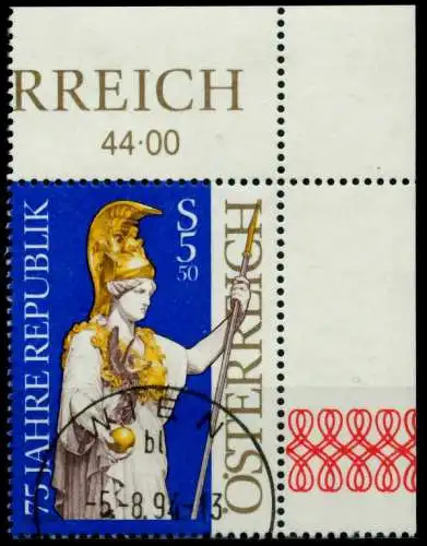 ÖSTERREICH 1993 Nr 2113 zentrisch gestempelt ECKE-ORE 814FBA
