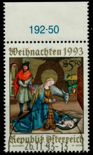 ÖSTERREICH 1993 Nr 2114 zentrisch gestempelt ORA 814FBE