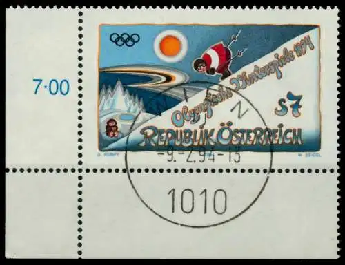 ÖSTERREICH 1994 Nr 2118 zentrisch gestempelt ECKE-ULI 81527E