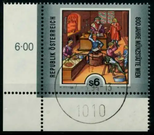 ÖSTERREICH 1994 Nr 2119 zentrisch gestempelt ECKE-ULI 8152A6
