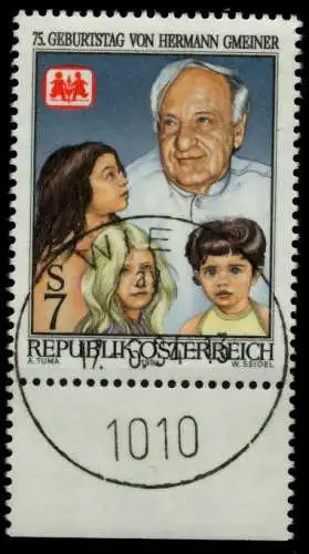 ÖSTERREICH 1994 Nr 2128 zentrisch gestempelt URA 8152CA