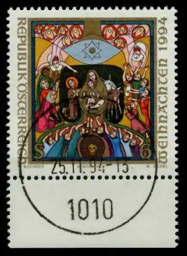 ÖSTERREICH 1994 Nr 2144 zentrisch gestempelt 815332