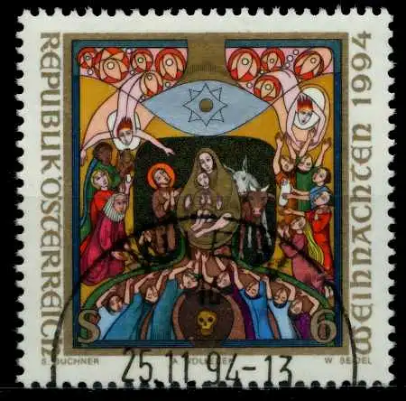 ÖSTERREICH 1994 Nr 2144 zentrisch gestempelt 81530A