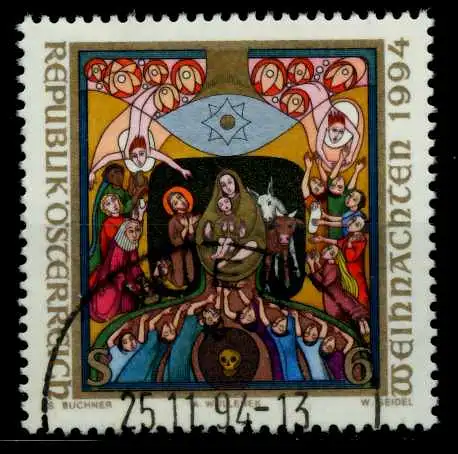 ÖSTERREICH 1994 Nr 2144 zentrisch gestempelt 815362