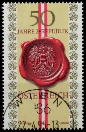 ÖSTERREICH 1995 Nr 2152 zentrisch gestempelt 818D36