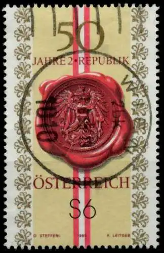 ÖSTERREICH 1995 Nr 2152 zentrisch gestempelt 818D4E