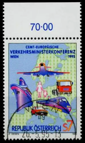 ÖSTERREICH 1995 Nr 2159 gestempelt ORA 818D86