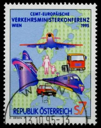 ÖSTERREICH 1995 Nr 2159 gestempelt 818D92