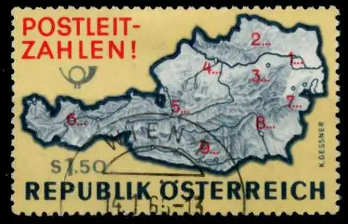 ÖSTERREICH 1966 Nr 1201 zentrisch gestempelt 818E92