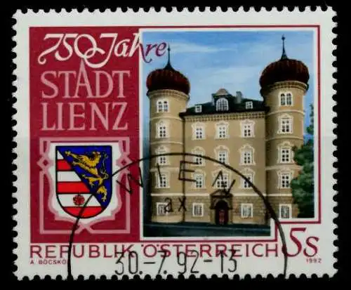 ÖSTERREICH 1992 Nr 2070 zentrisch gestempelt S5C8316