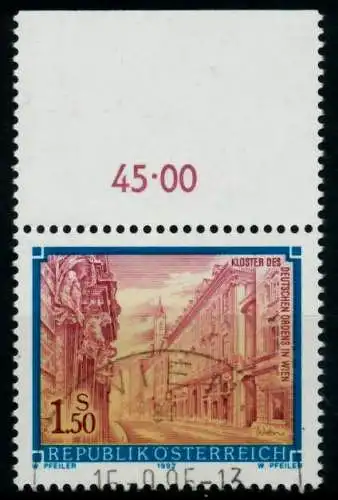 ÖSTERREICH DS STIFTE KLÖSTER Nr 2080 zentrisch gestempelt OR 818F7E