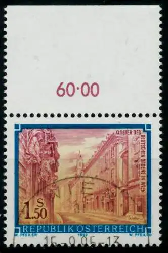 ÖSTERREICH DS STIFTE KLÖSTER Nr 2080 zentrisch gestempelt OR 818FA2