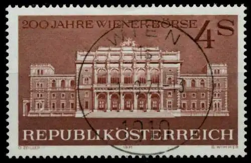 ÖSTERREICH 1971 Nr 1367 gestempelt 8192D6