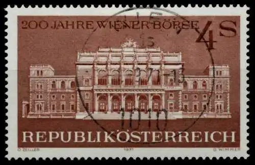 ÖSTERREICH 1971 Nr 1367 zentrisch gestempelt 81934A