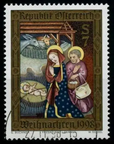 ÖSTERREICH 1998 Nr 2271 zentrisch gestempelt 81CCE2