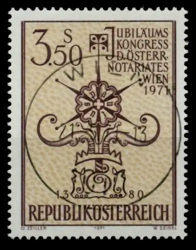 ÖSTERREICH 1971 Nr 1359 zentrisch gestempelt 81CECA