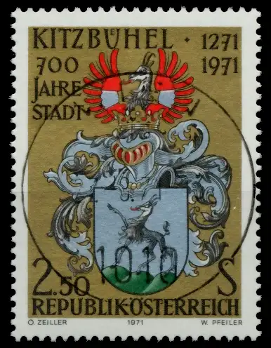 ÖSTERREICH 1971 Nr 1366 zentrisch gestempelt 81CEDE