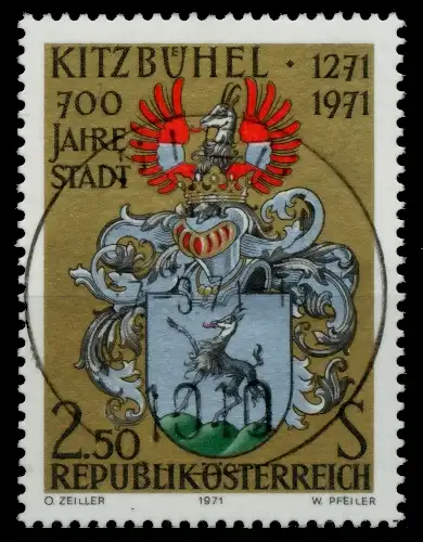 ÖSTERREICH 1971 Nr 1366 zentrisch gestempelt 81CECE