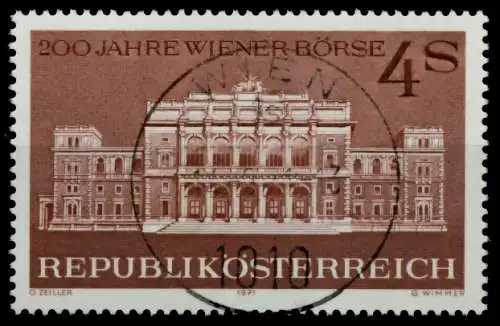 ÖSTERREICH 1971 Nr 1367 zentrisch gestempelt 81CEF6