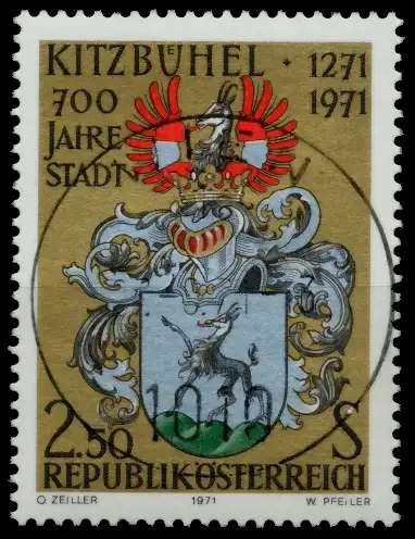 ÖSTERREICH 1971 Nr 1366 zentrisch gestempelt 81CF2A