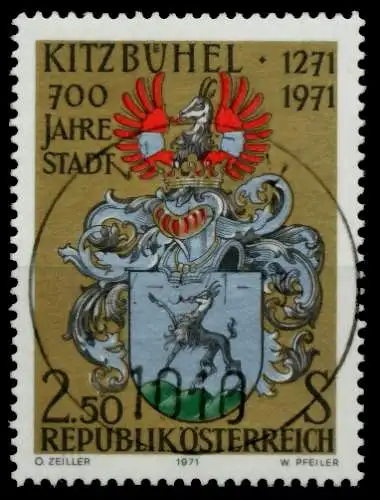 ÖSTERREICH 1971 Nr 1366 zentrisch gestempelt 81CF06