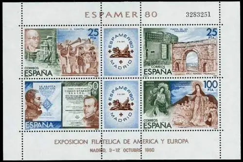 SPANIEN Block 21 postfrisch S00F39E