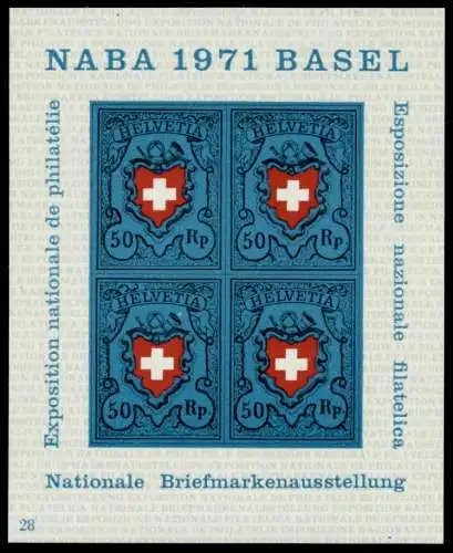 SCHWEIZ Block 21-05 postfrisch S5D1D76